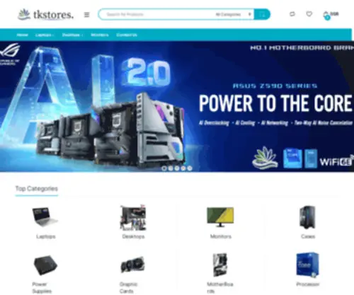 TKstores.com(Computer Shop) Screenshot