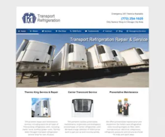 TKxrefrigeration.com(Transport Refrigeration Services) Screenshot