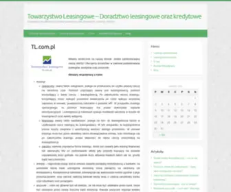 TL.com.pl(SGB-TRANS-LEASING Polskie Towarzystwo Leasingowe Sp) Screenshot