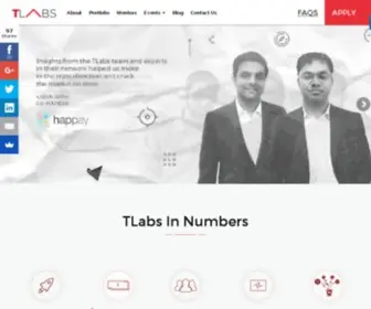 Tlabs.in(Leading startup accelerator in India) Screenshot