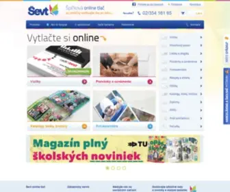 Tlac-Sevt.sk(Online tla) Screenshot