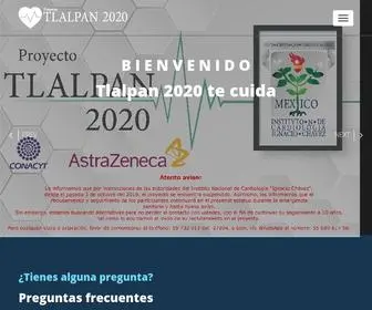 Tlalpan2020.mx(Instituto Nacional de Cardiología) Screenshot