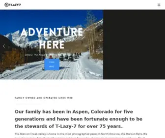 Tlazy7.com(Celebrating 80 Years in Aspen) Screenshot