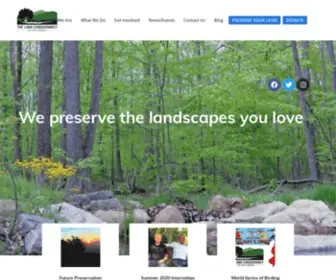 TLC-NJ.org(The Land Conservancy of NJ) Screenshot