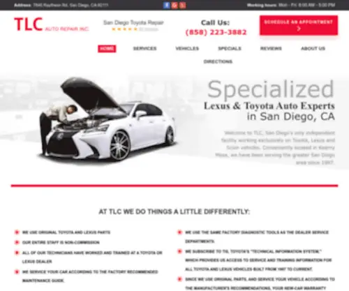 Tlcautorepair.net(TLC Auto Repair Inc) Screenshot