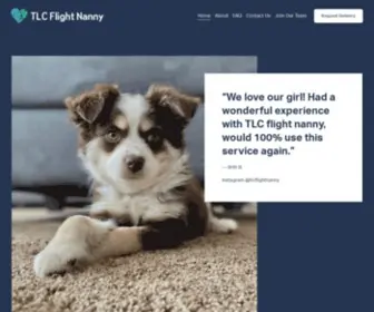 TLCflightnanny.com(TLC Flight Nanny) Screenshot