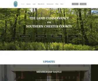 TLcforscc.org(The Land Conservancy for Southern Chester County) Screenshot