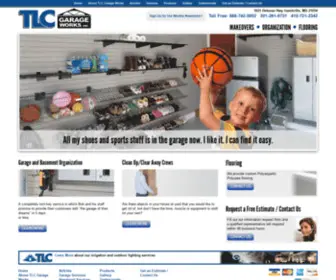 TLcgarageworksinc.com(Garage & Basement Organization) Screenshot