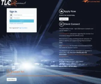 TLCHrconnect.com(Client and Employee Services) Screenshot