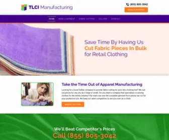 Tlcimanufacturing.com(Apparel Manufacturing) Screenshot