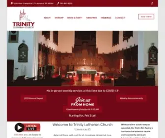 TLclawrence.org(Trinity Lutheran Church) Screenshot