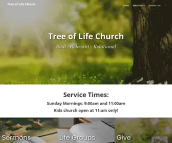 TLcnaples.org(Tree of Life Church) Screenshot