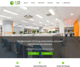 Tlcoledlighting.com(Energy Saving Solutions) Screenshot