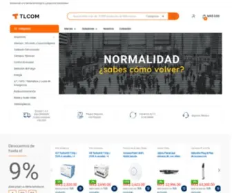 Tlcom.mx(Integración de Proyectos Industriales de Comunicaciones y Seguridad) Screenshot