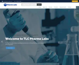 TLCpharma.com(API Impurities Manufacturers) Screenshot