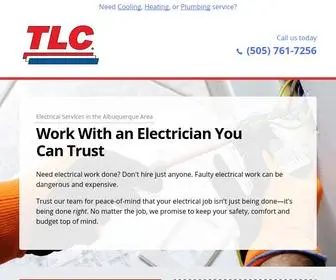 TLCplumbingnm.com(Electrical Services in the Albuquerque Area) Screenshot