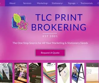 TLCprintbrokering.com(TLC Print Brokering) Screenshot