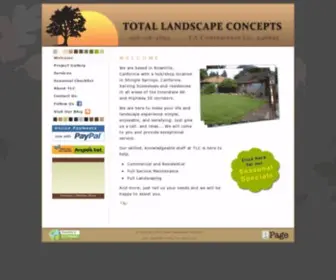 TLCscapes.com(Total Landscape Concepts) Screenshot