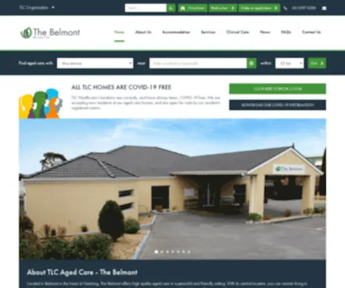 TLCthebelmont.com.au(TLC Aged Care) Screenshot