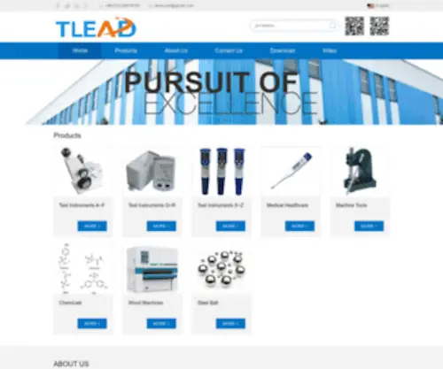 Tlead.biz(Qingdao Tlead International Co) Screenshot