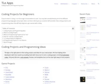 Tleapps.com(Make Your Own Apps) Screenshot