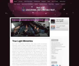 Tlect.org(TRUE LIGHT EDUCATIONAL AND CHARITABLE TRUST) Screenshot