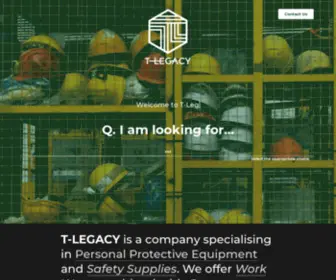 Tlegacy.co.za(PPE & Safety Equipment) Screenshot