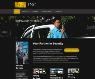 TLG-INC.com(TLG Security Guard Services) Screenshot