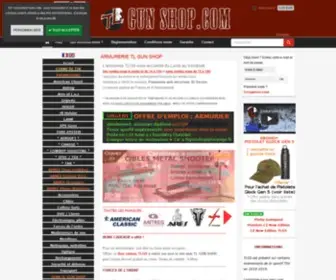 Tlgunshop.com(ARMURERIE TL GUN SHOP) Screenshot