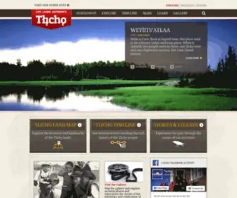 Tlichohistory.ca(Tlicho History) Screenshot