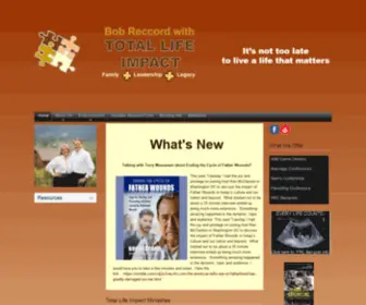 Tliministries.com(Total Life Impact Ministries) Screenshot