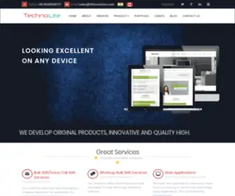 Tlitesolution.com(TECHNOLITE) Screenshot