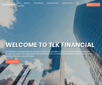 TLkfinancial.com(TLK Tax & Financial) Screenshot