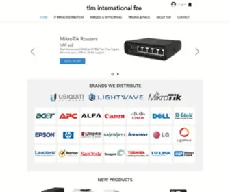 Tlminternational.com(TLM International FZE) Screenshot