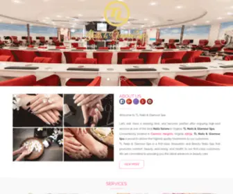 Tlnailsglamourspa.com(Nail salon) Screenshot