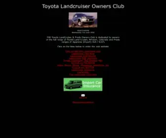 Tlocuk.co.uk(Toyota Landcruiser Owners Club UK) Screenshot