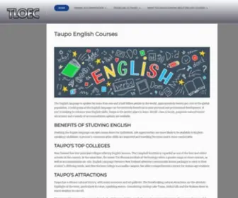 Tloec.co.nz(Taupo English Courses) Screenshot