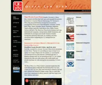 Tlolaw.com(Olsen Law Firm) Screenshot