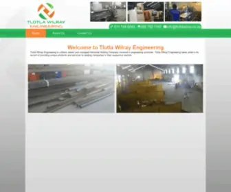 Tlotlawilray.co.za(Tlotla Wilray Engineering) Screenshot