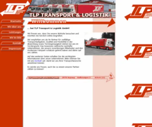 TLP-Transport.at(TLP Transport & Logistik GmbH) Screenshot