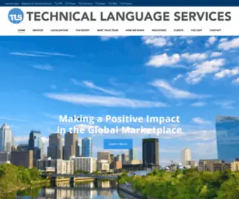 TLS-Translations.com(Technical Language Services) Screenshot