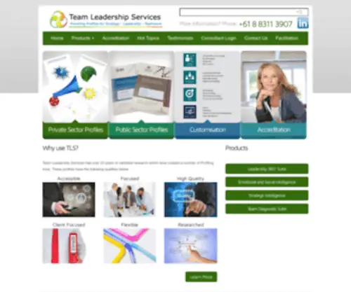 TLS360.com(Team Leadership Services) Screenshot
