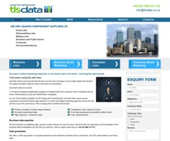 TLsdata.co.uk(Business & Consumer Email Lists) Screenshot