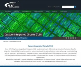 Tlsi.com(Custom Integrated Circuits) Screenshot