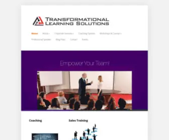 Tlsolutions.ca(Transformational Learning Solutions) Screenshot