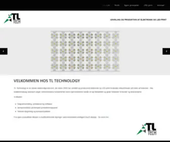 Tltech.dk(Velkommen til TL Technology ApS) Screenshot