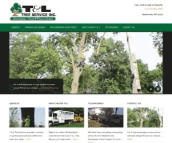 TLtreeservice.com(T & L Tree Service) Screenshot