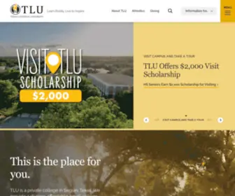 Tlu.edu(Texas Lutheran University) Screenshot