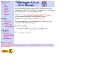 Tlug.de(Thüringer Linux User Group & TUUG) Screenshot