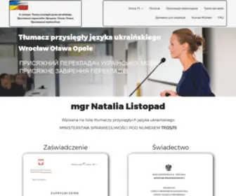 Tlumacz4UA.pl(Strony PL) Screenshot